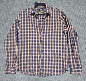 MBX Premium Goods Men's Long Sleeve Button-Down Plaid Shirt (012)